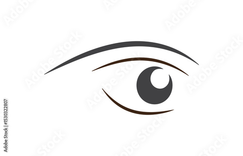Eye Icon Logo Design – Modern SVG Art File for Vision, Optometry, Surveillance, Security, Health, Branding, and Digital Graphic Use