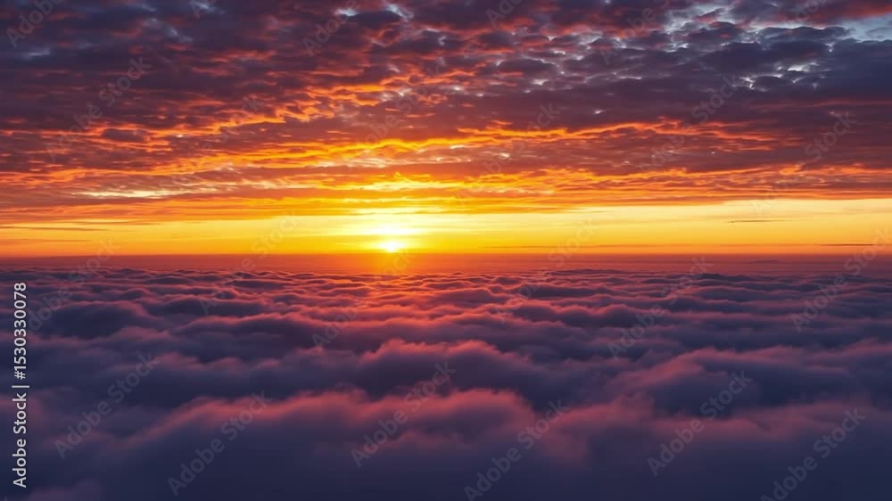 Beautiful sunrise above the clouds aerial view scenic landscape nature photography wallpaper background image Beautiful sunrise above the clouds aerial view scenic landscape nature photography wallpaper background image