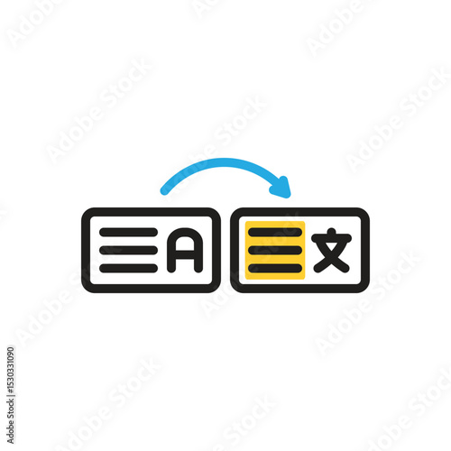 Multi color icon for interpret