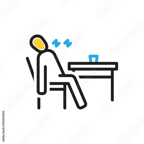 Multi color icon for tire