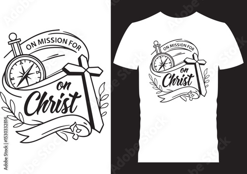Christian typography t shirt design 