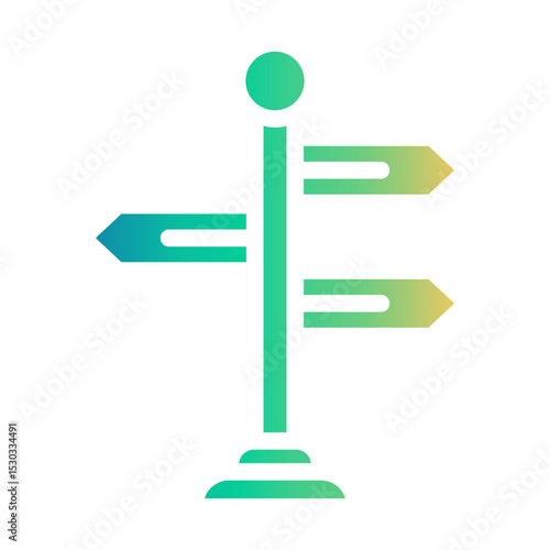 signpost Gradient icon