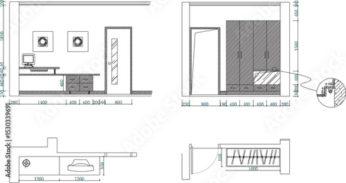 vector illustration of architectural design of interior furniture backdrop of modern residential room 