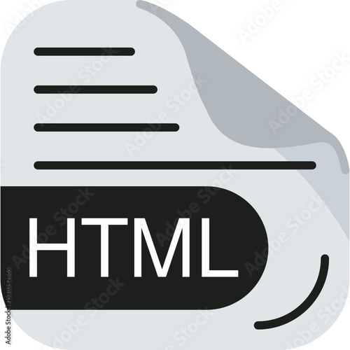 HTML File Format Icon