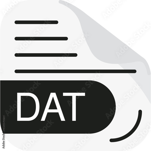 DAT File Format Icon