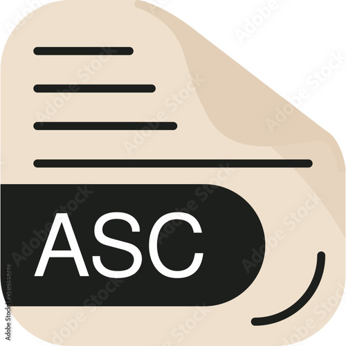 ASC File Format Icon