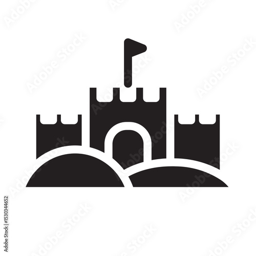 castle Solid icon