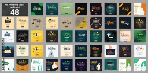Mega collection of 56 social media post design template. Used for property agent advertising