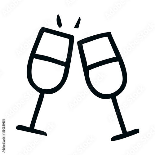 wine bottle and glass