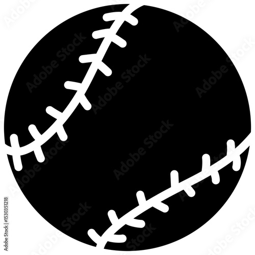 baseball ball sport equipment solid or symbol icon