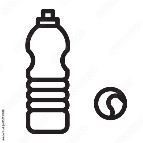 water bottle Line Icon