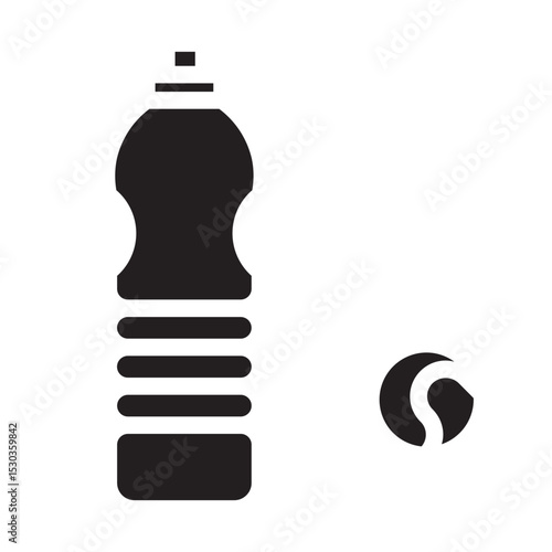 water bottle Solid icon
