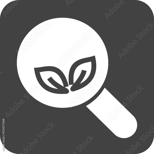 Organic Search Icon - SVG Line Style