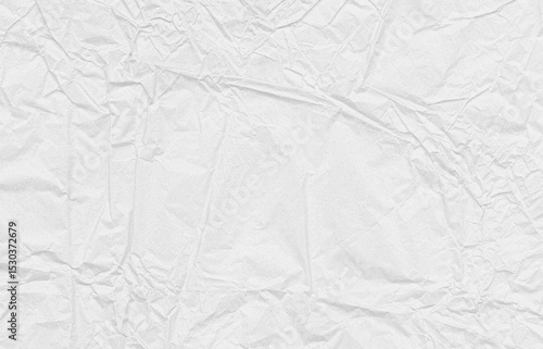 white crumpled paper texture background