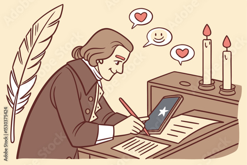 Tech-Savvy Founding Father: Thomas Jefferson’s Emoji Declaration