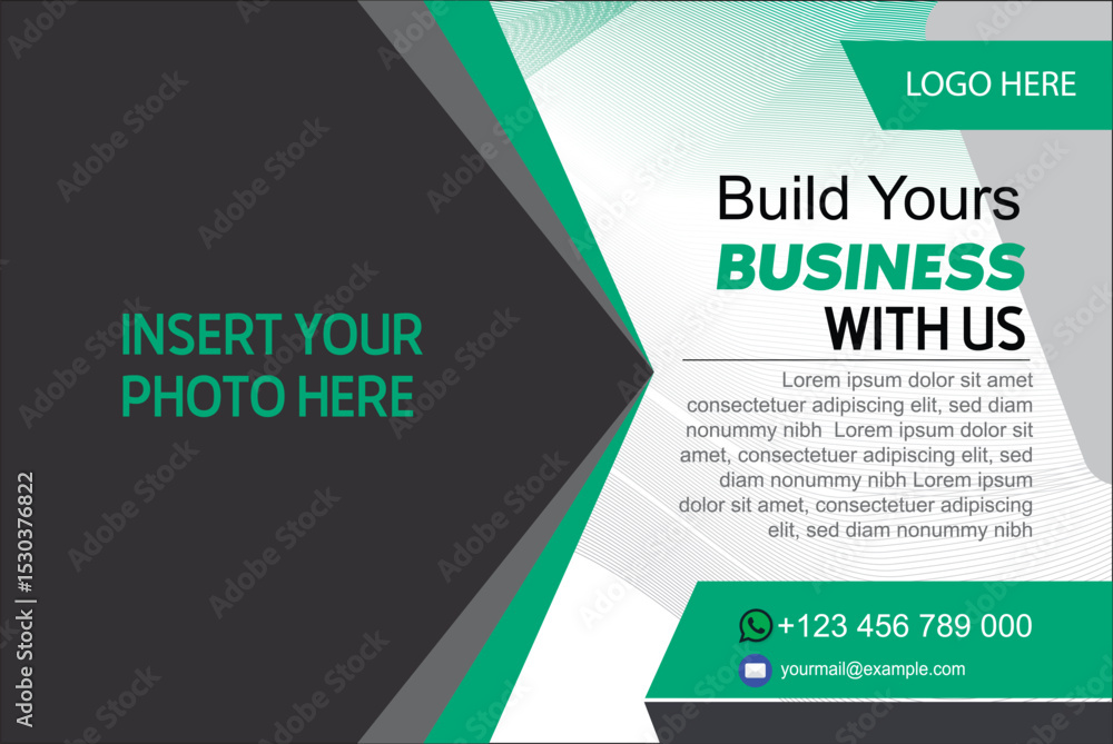 Fototapeta premium Post Card Banner Design 