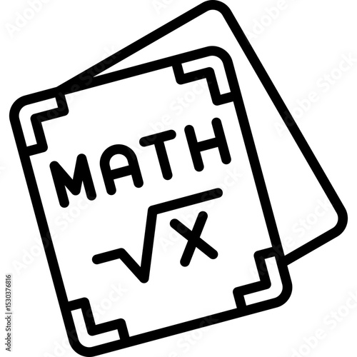 Math Book Icon