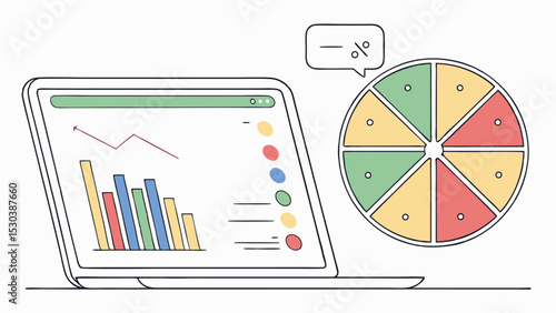 Two people collaborating on a project with sticky notes on boards in a bright office space setting view
