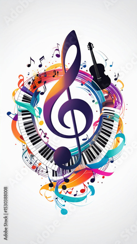 abstract music background
