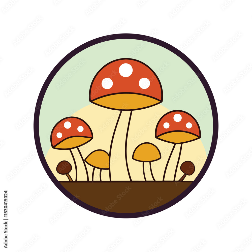 vector illustration of mushroom vector illustration of mushroom