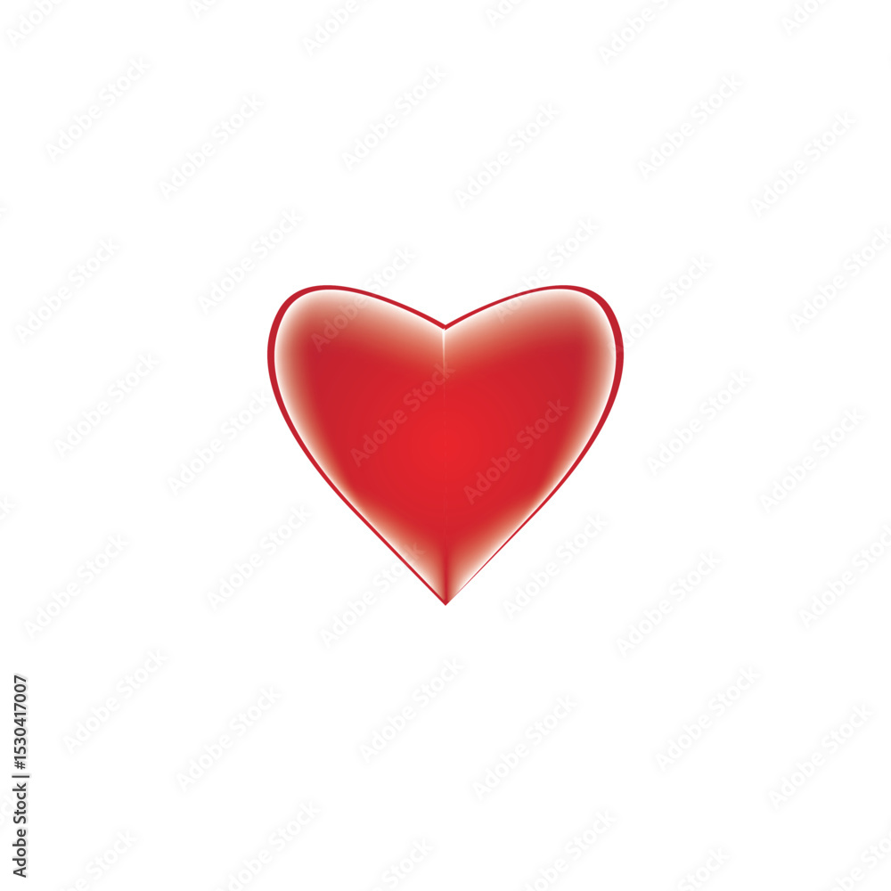 Love heart logo and symbol vector template Love heart logo and symbol vector template