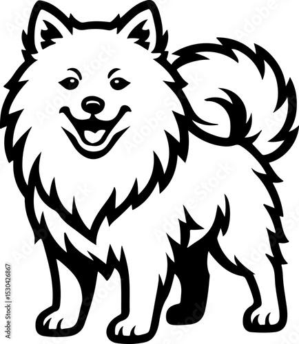 American Eskimo Dog.eps