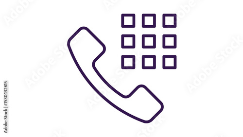 vector illustration of a phone