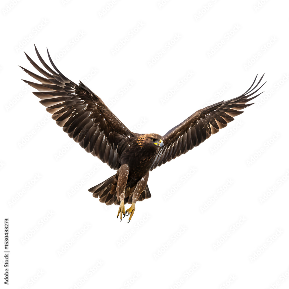 Obraz premium Majestic Eagle in Flight: A Stunning Avian Photograph