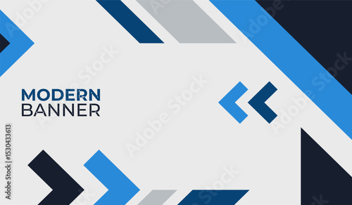 Free Download Modern background design template with blue shapes - GFXLoad