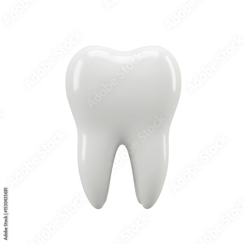 Dental care tooth illustration for healthy teeth and oral hygiene on transparent background