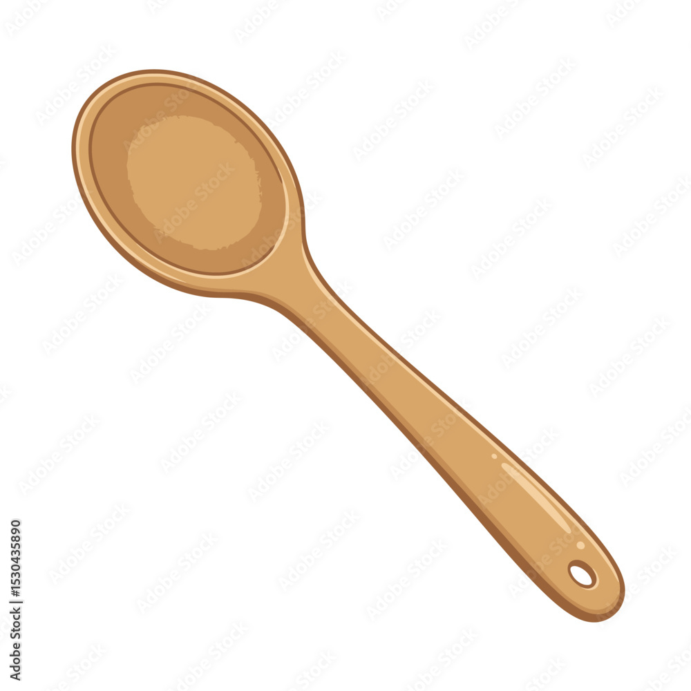 3D set of wooden kitchen utensils isolated on white background. Vector realistic illustration of yellow spoon and spatula, reusable tableware made of organic material, restaurant cooking tools 3D set of wooden kitchen utensils isolated on white background. Vector realistic illustration of yellow spoon and spatula, reusable tableware made of organic material, restaurant cooking tools