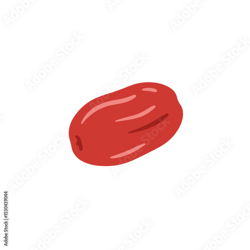 A vibrant red steak resting on a white surface, showcasing its marbled texture and freshness
