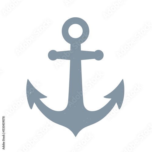 A serene anchor resting on a sandy beach with gentle waves lapping in the background