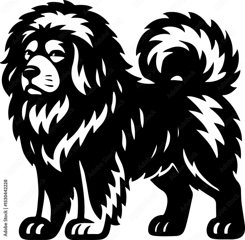 Obraz premium Tibetan Mastiff.eps