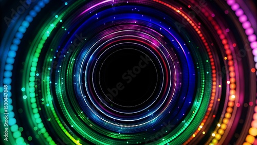 "Neon Vortex: A Journey Through Digital Light"