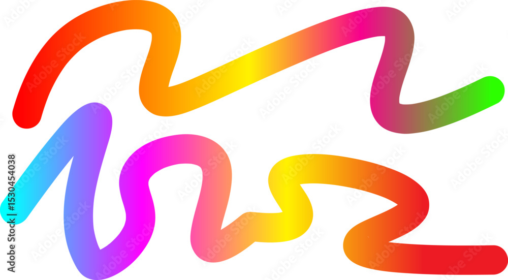 Obraz premium 3D abstract colorful fluid shape background