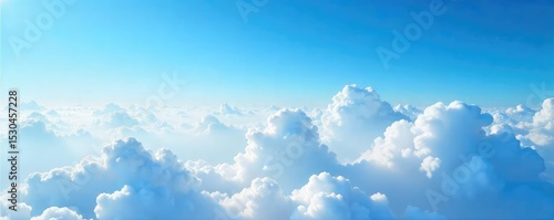 A breathtaking panorama of cloudless blue skies, stretching to the horizon Perfect for travel, nature, or serenity themes Crisp, vibrant colors and stunning natural detail , fresh, relaxing, high