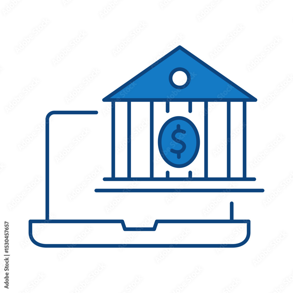 Laptop Blue Line Editable Stroke Icon. PC, Computer Functions, Settings, Technology, Security, Shopping, Wallet, Marketing, Promotion, Communication Collection Vector Illustration. Laptop Blue Line Editable Stroke Icon. PC, Computer Functions, Settings, Technology, Security, Shopping, Wallet, Marketing, Promotion, Communication Collection Vector Illustration.