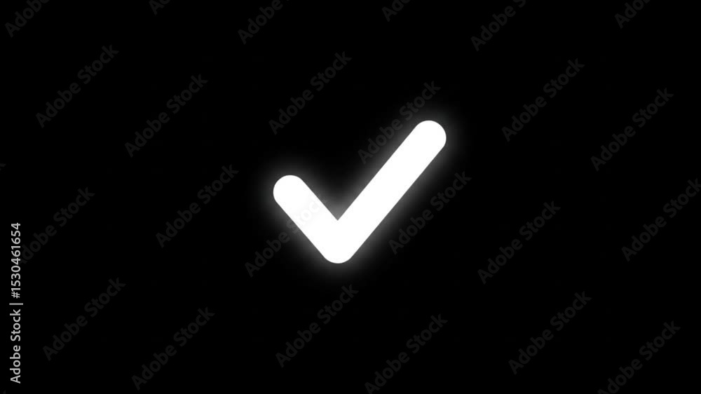 a short, clean icon animation that conveys 'Successfully Completed'. The animation should feature a smooth check a short, clean icon animation that conveys 'Successfully Completed'. The animation should feature a smooth check
