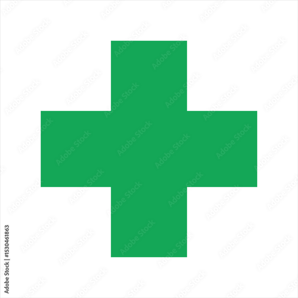 Medical cross symbol Silhouette Icon Medical cross symbol Silhouette Icon