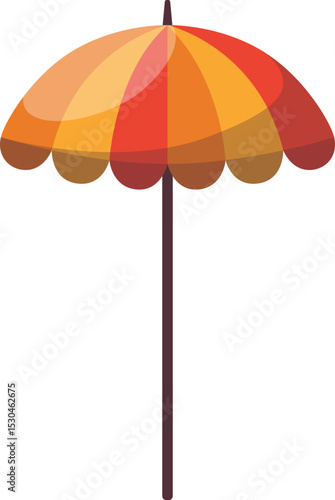 Beach Umbrella Illustration