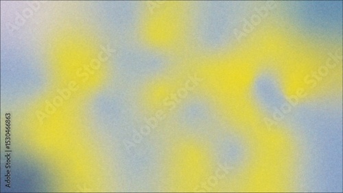 Abstract yellow and blue gradient background with smooth blurry texture and soft light effect
