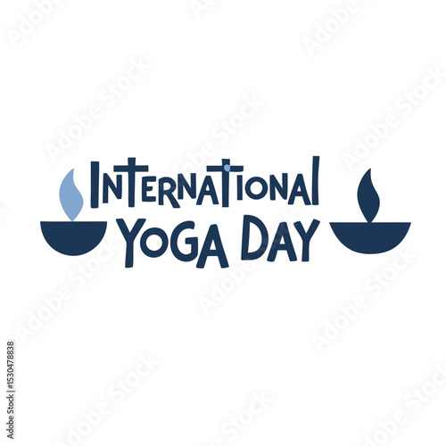 International yoga day celebration design