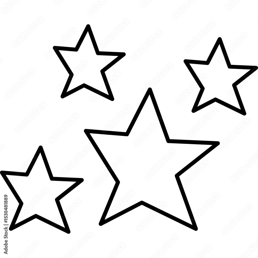 Stars Doodle Stars Doodle