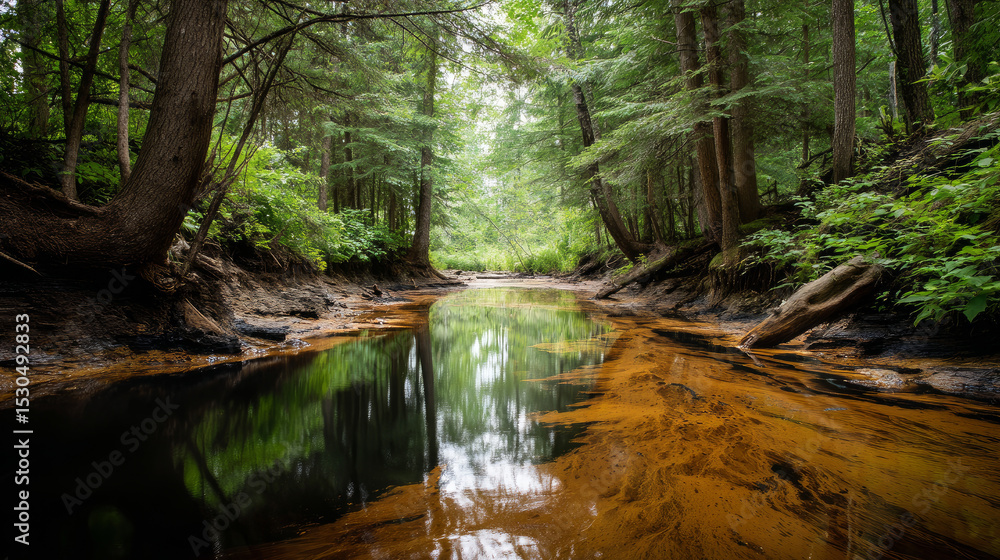Water pollution in swamps. Plastic bottles and other types of waste. Environmental pollution. Ecological disaster, plastic trash. Water pollution in swamps. Plastic bottles and other types of waste. Environmental pollution. Ecological disaster, plastic trash.