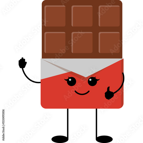 Cute Chocolate Character