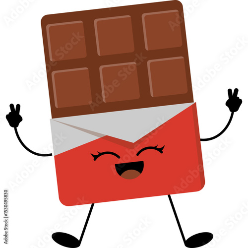 Cute Chocolate Character
