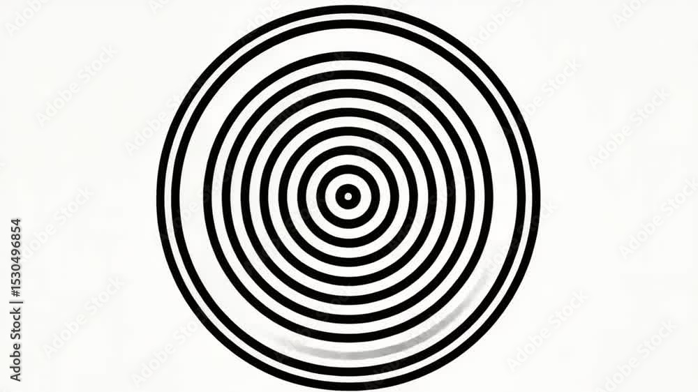 Abstract circular maze design with concentric lines on a plain background, ideal for creative projects Abstract circular maze design with concentric lines on a plain background, ideal for creative projects