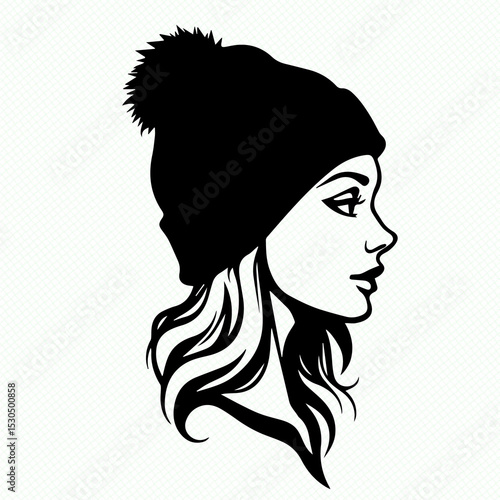 girl with long hair