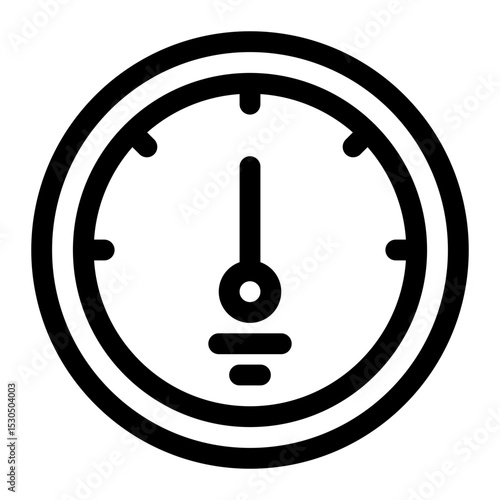 Speedometer line icon